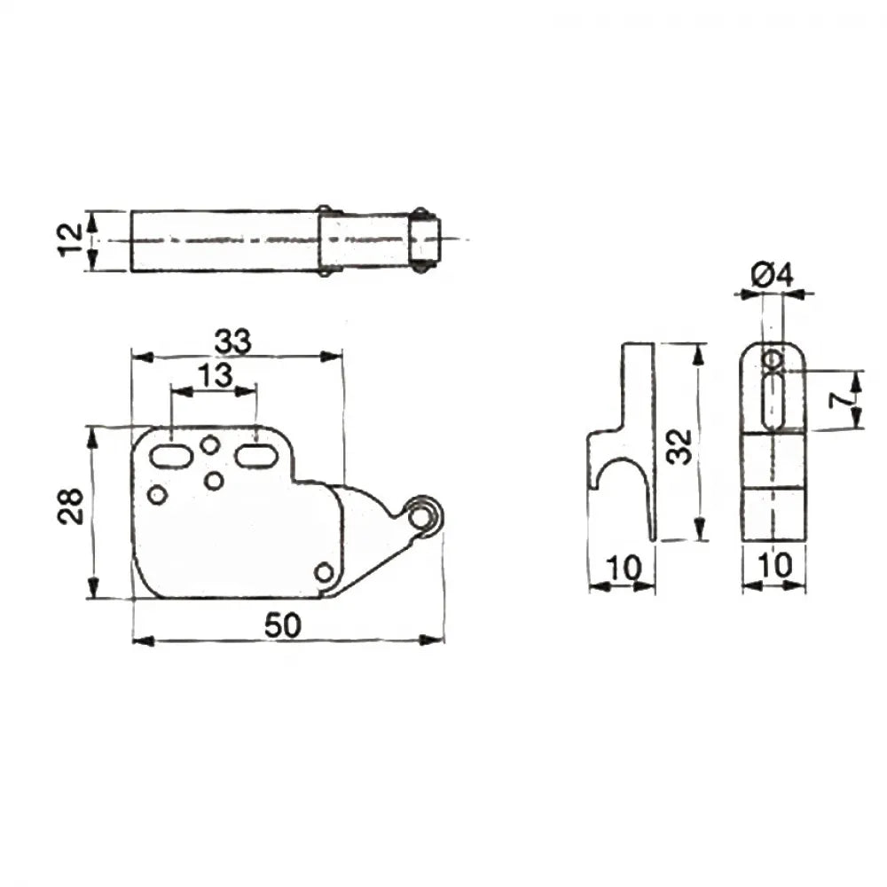 Σουστάκι Πατητό Κλιψ mini Latch