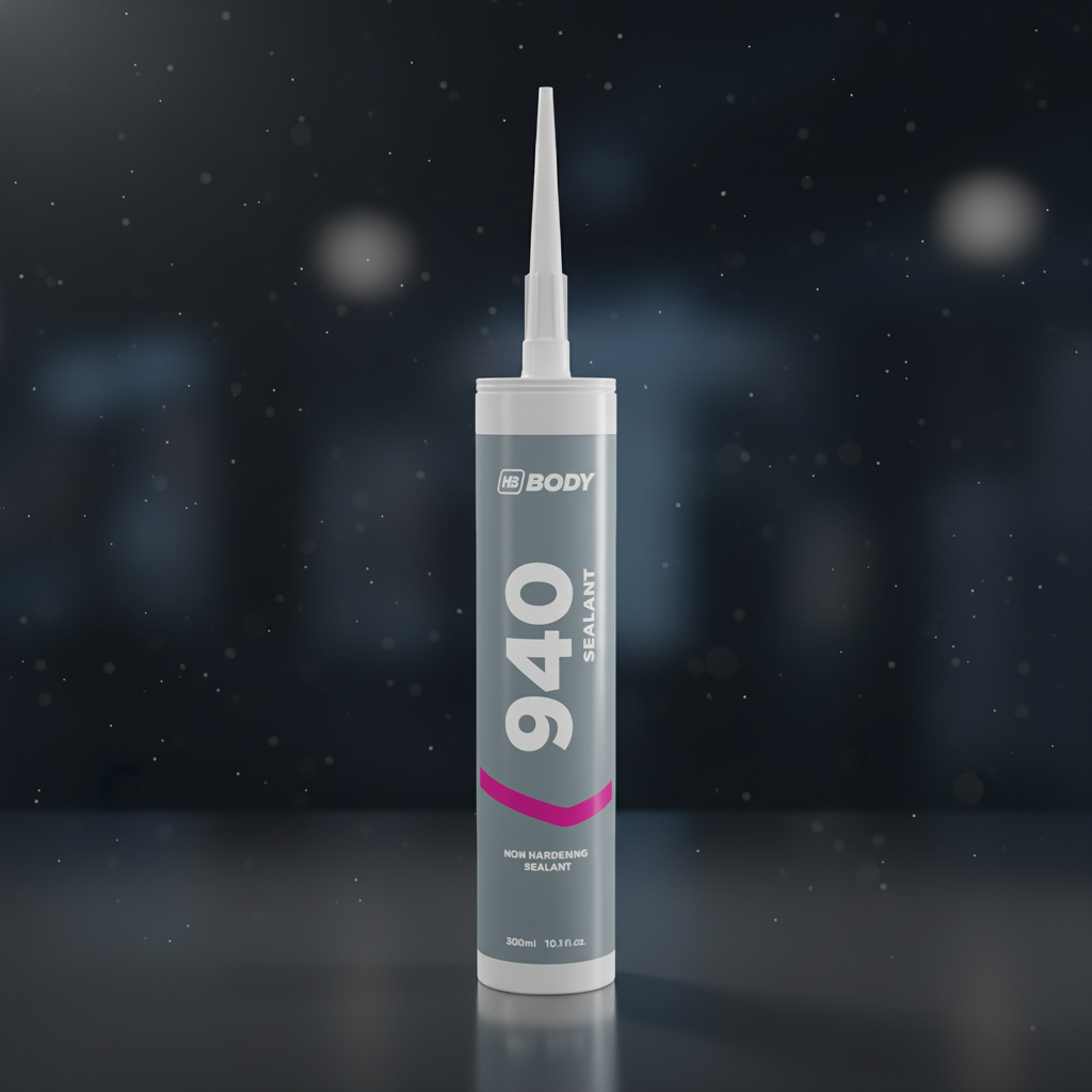 HB Body 940 Sealant Υλικό Στεγανοποίησης για Παρμπρίζ - Φανάρια και Αμαξώματα (δεν στεγνώνει ποτέ) Μαύρο 300ml