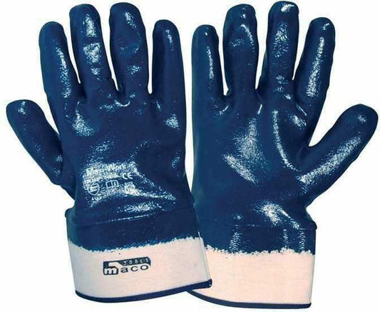 Maco Maxi-Work Γάντια Βιομηχανικά Μπλε Ανθεκτικά σε Κοψίματα και Χημικά Νο10 XL (3111X)