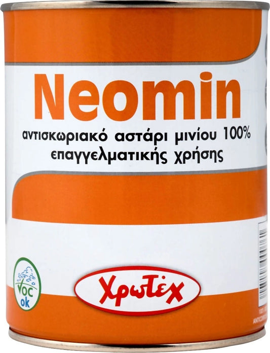 Χρωτέχ Neomin Αντισκωριακό Αστάρι Μίνιο 100% Πορτοκαλί