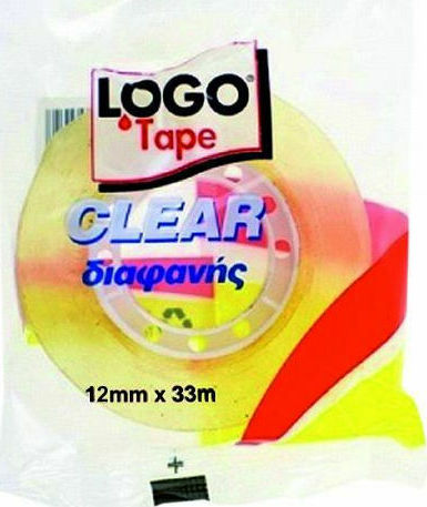 Logo Tape Διάφανο 12mm 33m