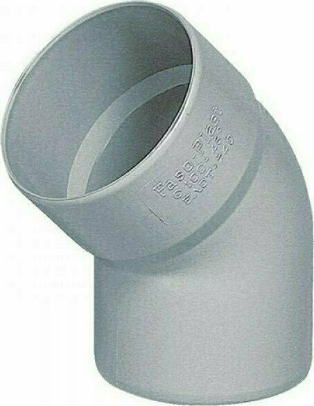 Fasoplast Γωνία Ανοιχτή PVC Γκρι