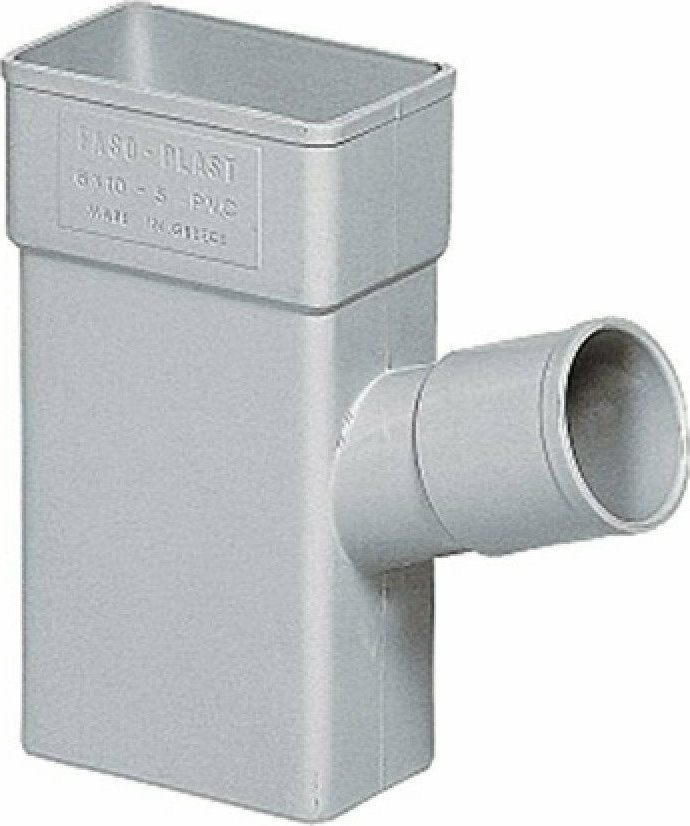 Fasoplast ΗΜΙΤΑΦ PVC Γκρι 6*10 Φ50