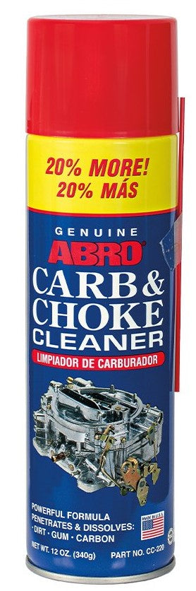 Abro CC-220 Carb & Choke Cleaner Καθαριστικό Καρμπυρατέρ σε Spray 340gr