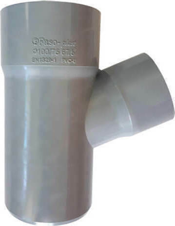 Fasoplast ΗΜΙΤΑΦ Συστολικό 67.3o PVC Γκρι
