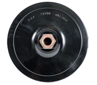 Smirdex Βάση για Δίσκους Velcro Γωνιακού Τροχού Λεπτή Ερασιτεχνική Μαύρη Μ14