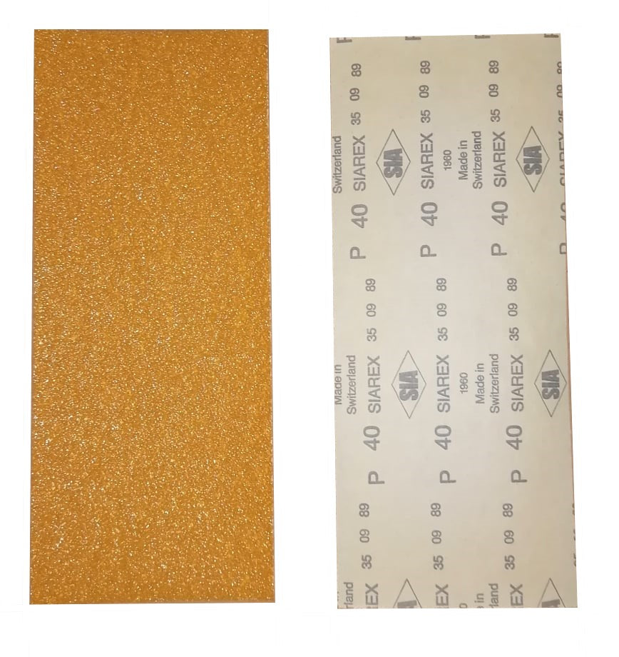 Sia 1960 Blue Line Siarex Strips Γυαλόχαρτο Πορτοκαλί 115*280mm (1 τμχ)