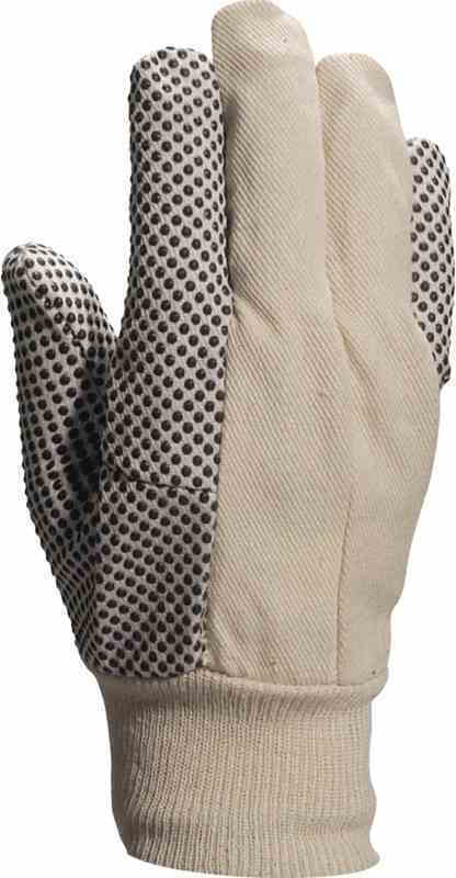 Γάντια Πάνινα με Βούλες PVC No10 XL