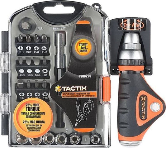 Tactix 900225 Καστάνια mini με Καρυδάκια & Μύτες Σετ 25τμχ