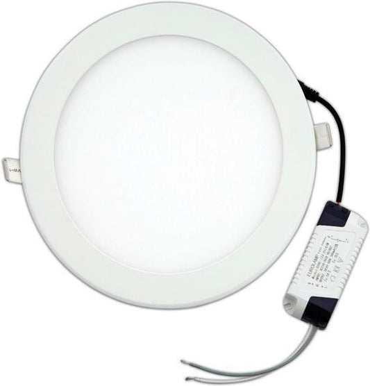 Φωτιστικό Χωνευτό Led Slim Φ225 Λευκό 220V