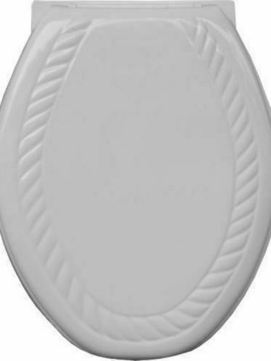 Καπάκι Τουαλέτας Πλαστικό (Μήκος-Πλάτος) Λευκό
